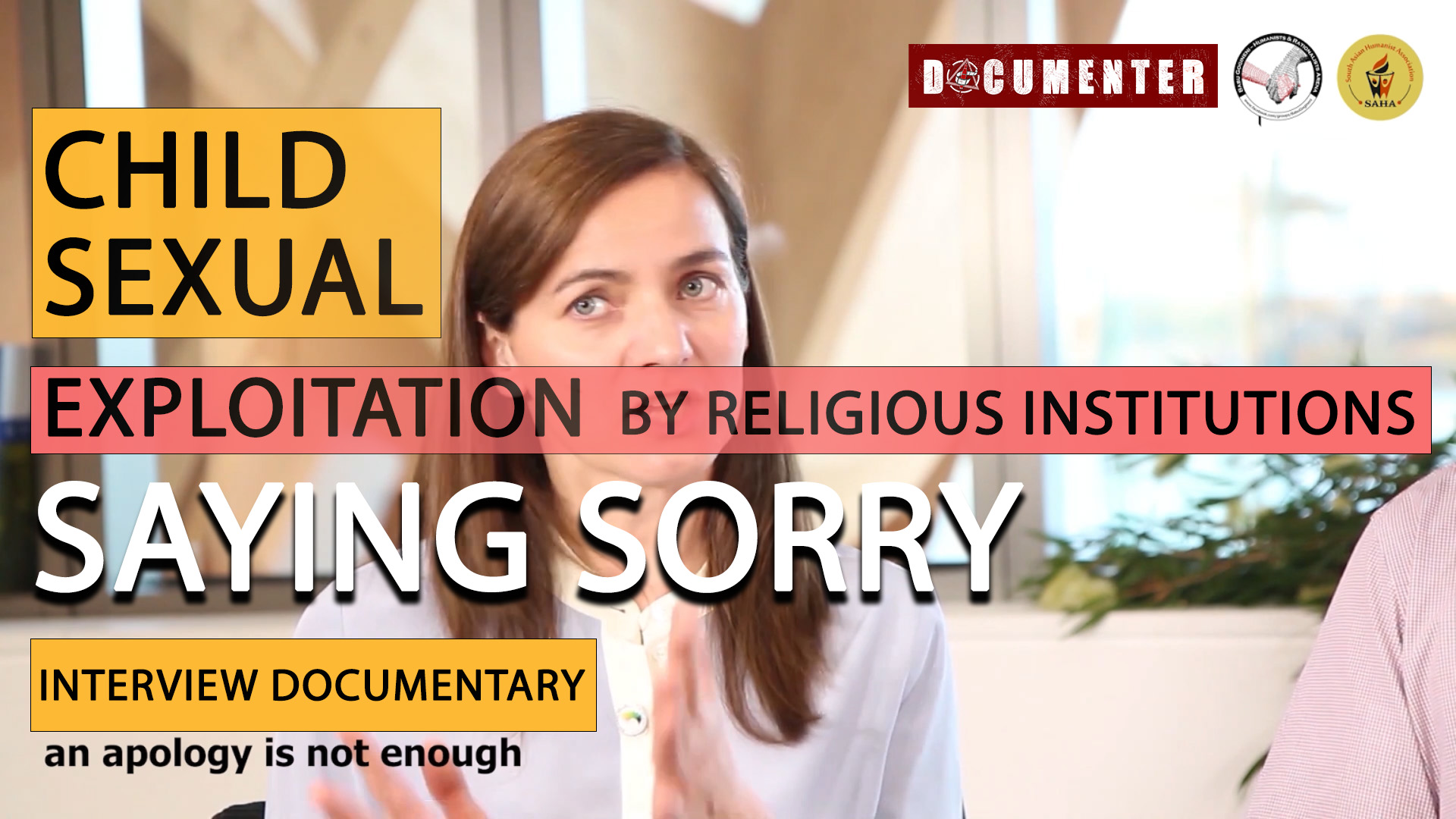Saying Sorry Documentary trailer | SEXUAL ABUSE OF CHILDREN BY PERVERTS IN GARB OF RELIGION
